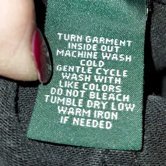 LRL Lauren Jeans Co green label high waist jeans size 12 black straight leg - Picture 4 of 12